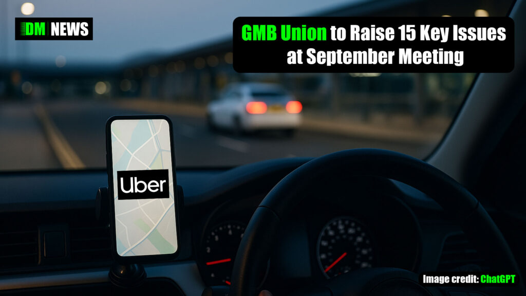 Uber Drivers Demand Action: GMB Union to Raise 15 Key Issues at September Meeting