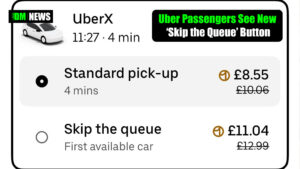 Uber Passengers See New ‘Skip the Queue’ Button