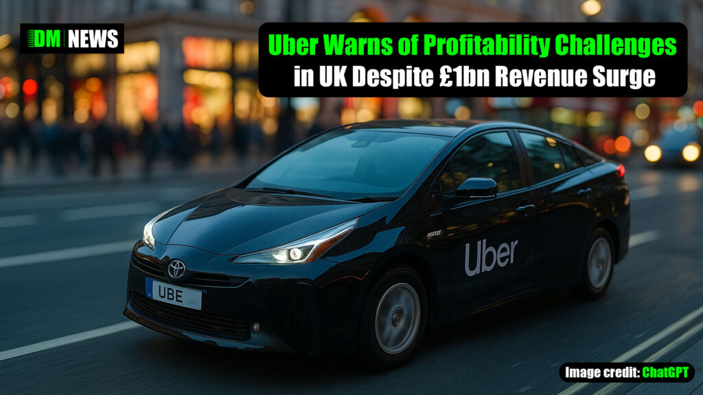 Uber Warns of Profitability Challenges in UK Despite £1bn Revenue Surge