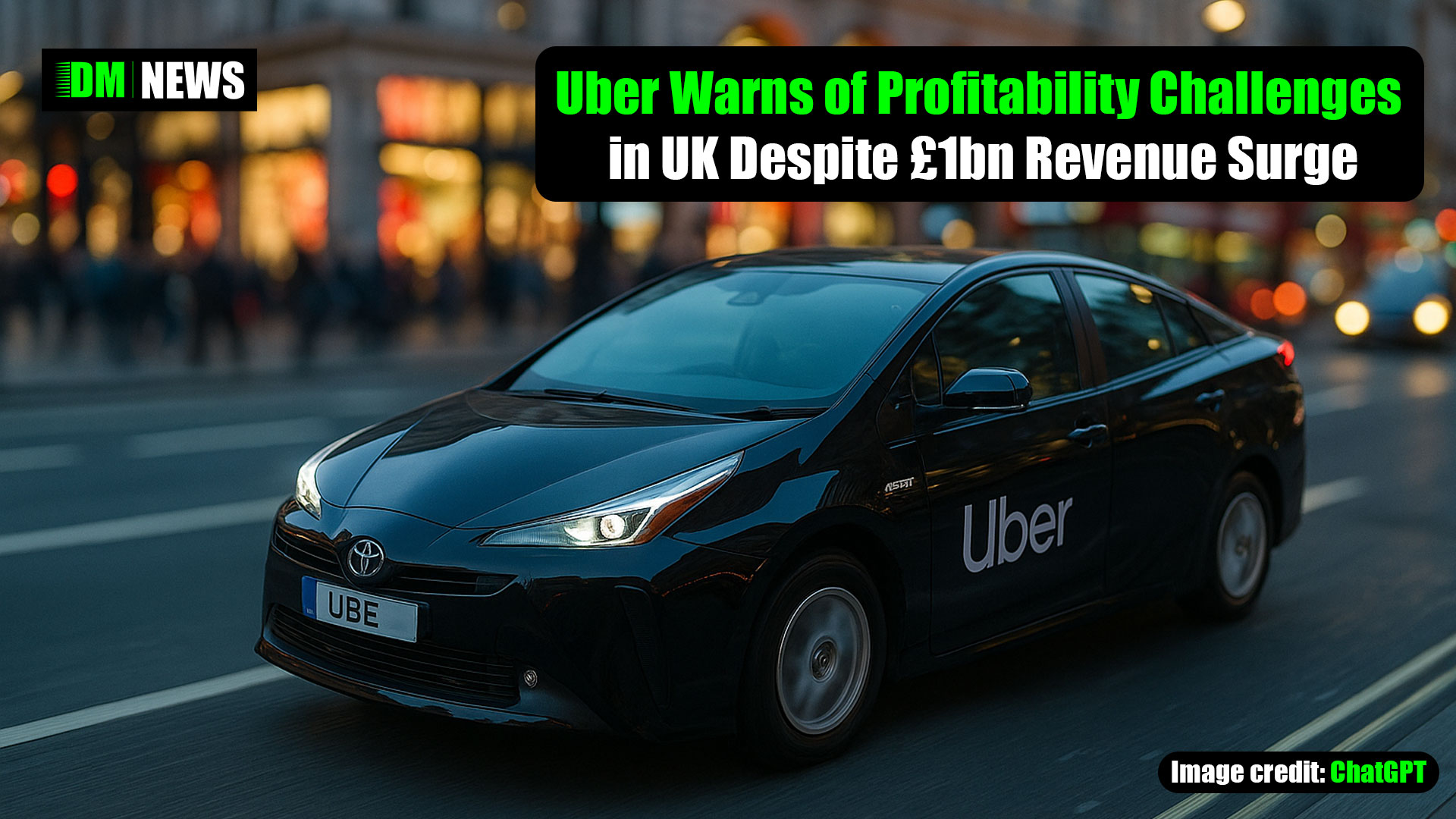 Uber Warns of Profitability Challenges in UK Despite £1bn Revenue Surge