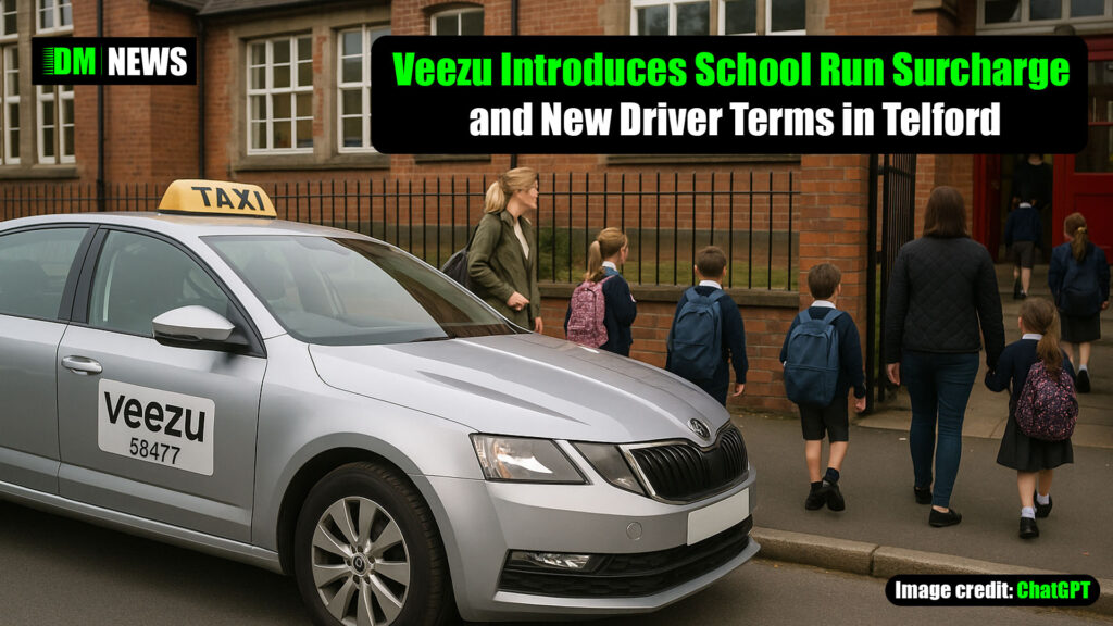 Veezu Introduces School Run Surcharge and New Driver Terms in Telford