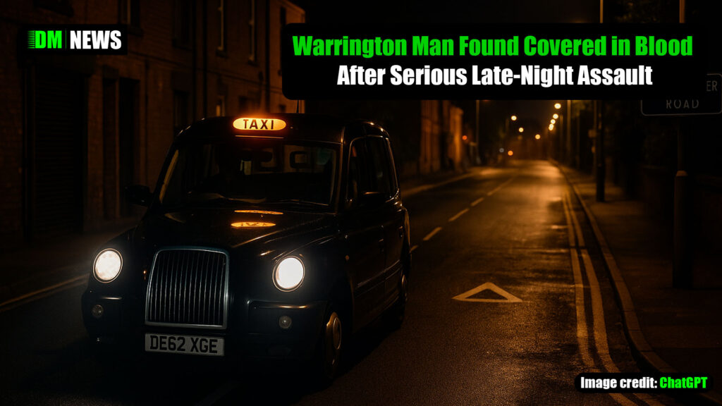 Warrington Man Found Covered in Blood After Serious Late-Night Assault