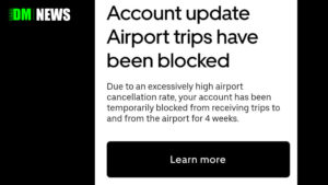 Uber Drivers Blocked from Airport Trips After High Cancellation Rates