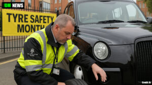 Wolverhampton Council conducts random taxi tyre checks for National Tyre Safety Month