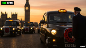 Black cab drivers to offer 1,000 free rides for veterans on Remembrance Sunday