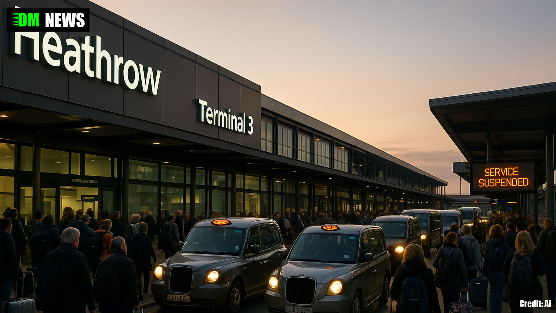Heathrow Airport set for disruption this weekend as major rail routes shut down