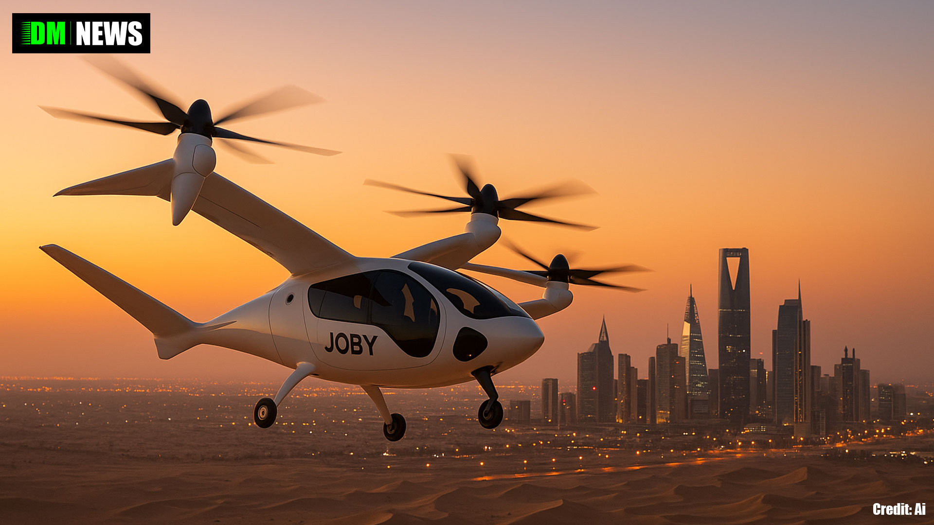 Joby gears up to launch electric air-taxi service in Saudi Arabia