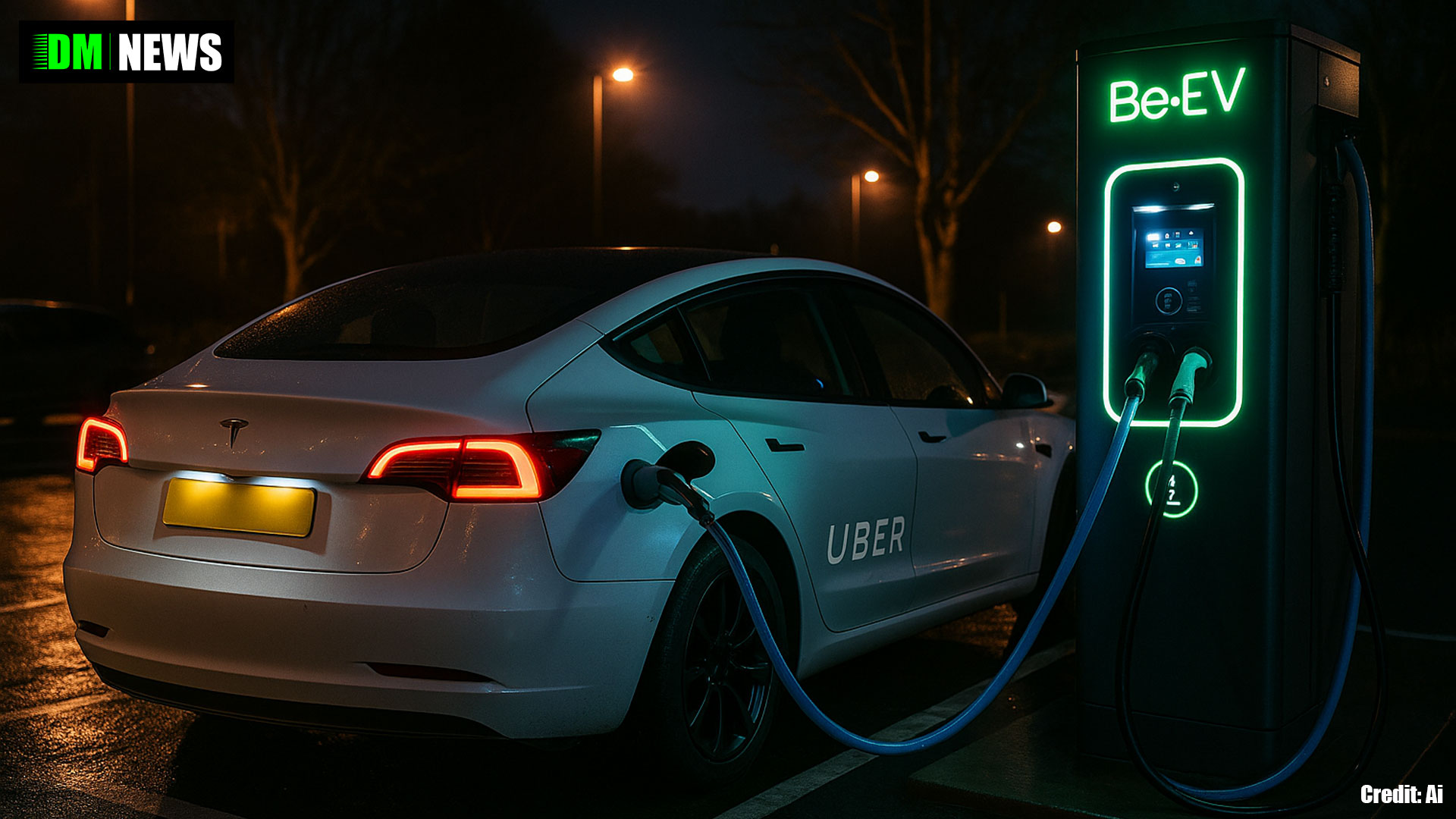 Uber launches exclusive EV charging deal for drivers with Be.EV: 39p off-peak and no subscription fee