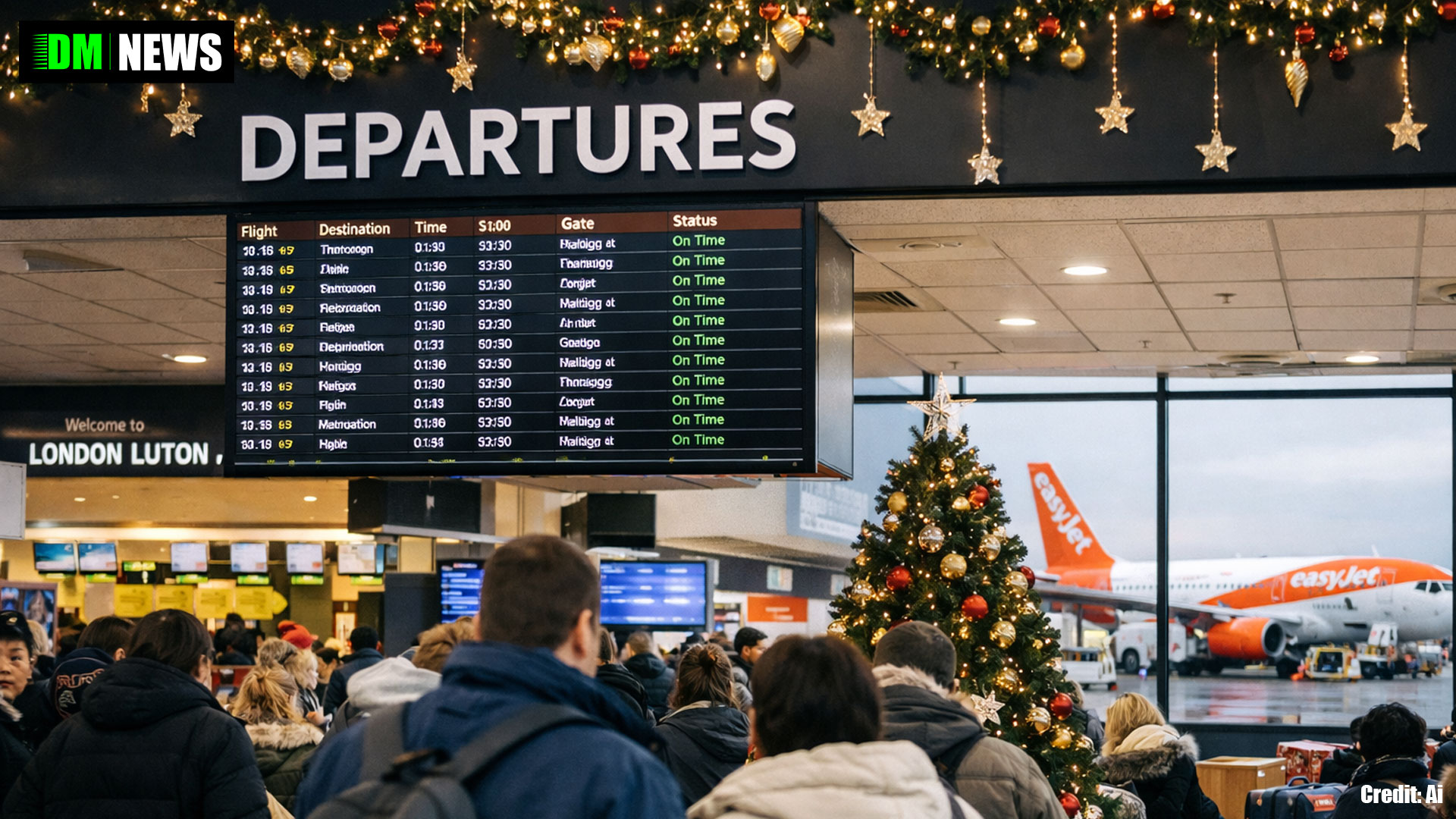 Festive Flight Disruption at Luton Airport Averted After Pay Deal Breakthrough
