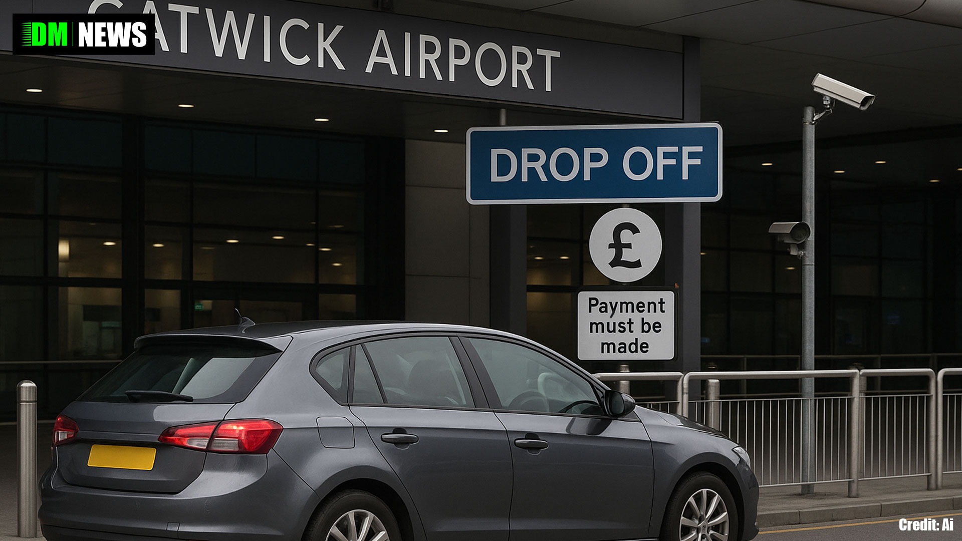 Gatwick Airport drop-off charge set to rise again to £10
