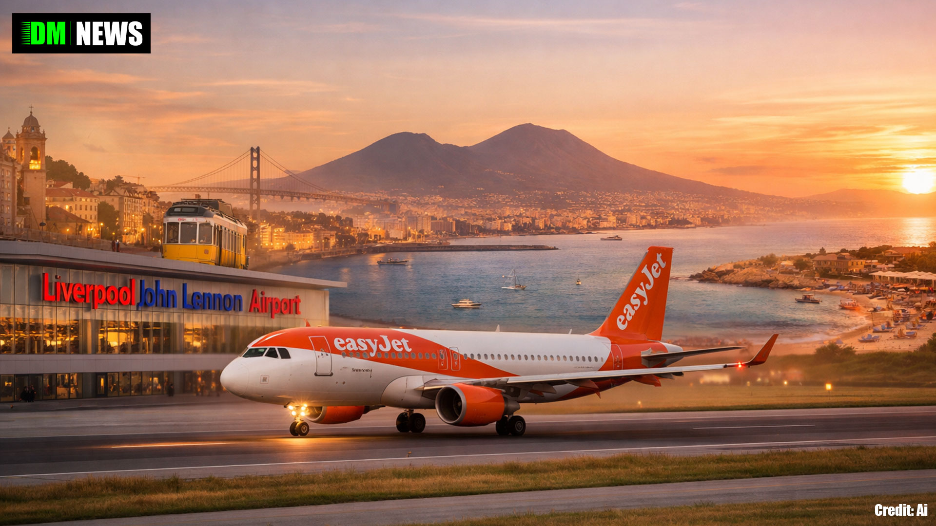 Liverpool Airport confirms new 2026 routes to Lisbon, Paphos and Naples