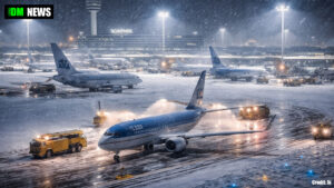 Amsterdam Airport Cancels At Least 800 Flights as Snow and Wind Cause UK Knock-On Disruption