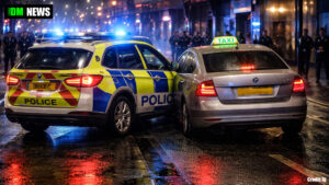Dramatic moment police ram taxi during Birmingham incident