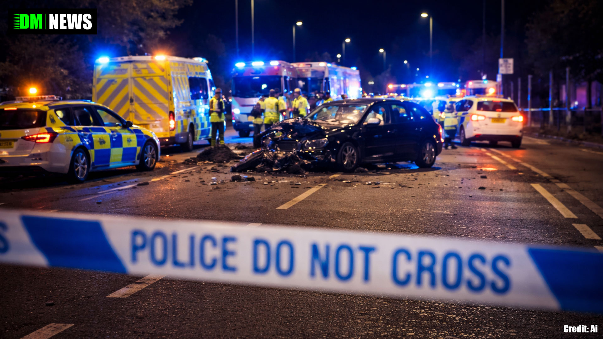 Four Dead and Five Injured After Two-Vehicle Crash in Bolton