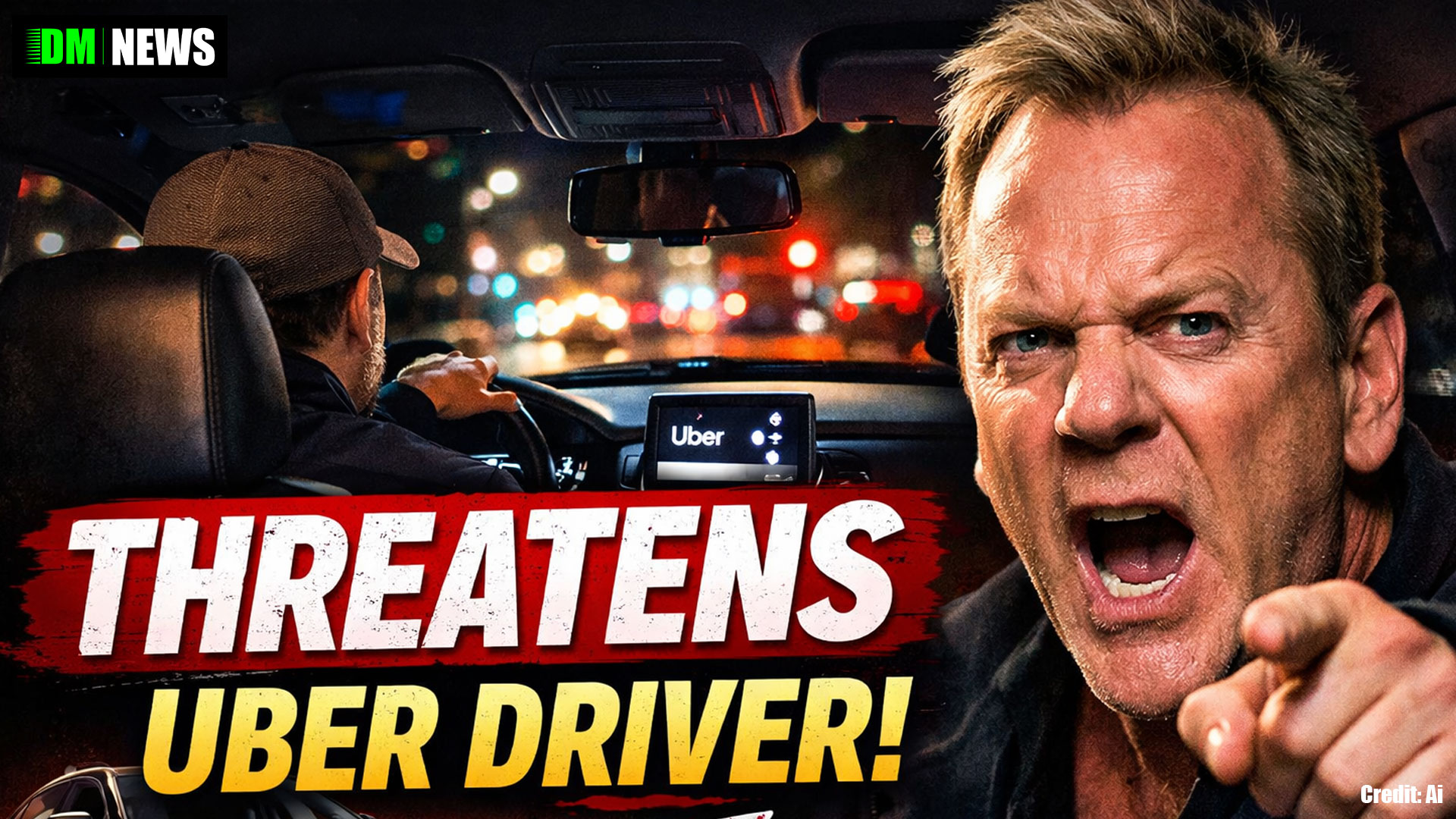 Kiefer Sutherland Allegedly Threatens Uber Driver During Ride
