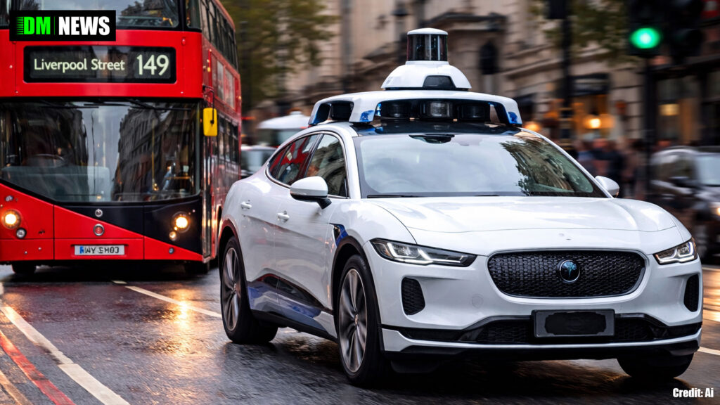 Waymo Driverless Taxi Spotted Driving Through London Traffic