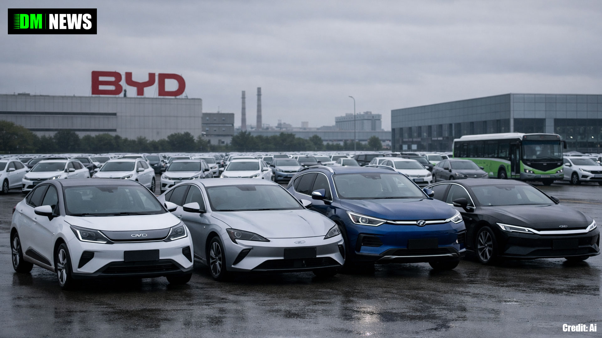 BYD Hit by Sharp January Decline Despite Global EV Push