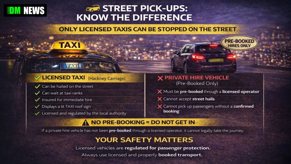 Edinburgh taxi trade launches public safety campaign: “If it’s not booked, don’t get in”