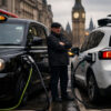 London black cab drivers clash with Waymo over electric charging bays