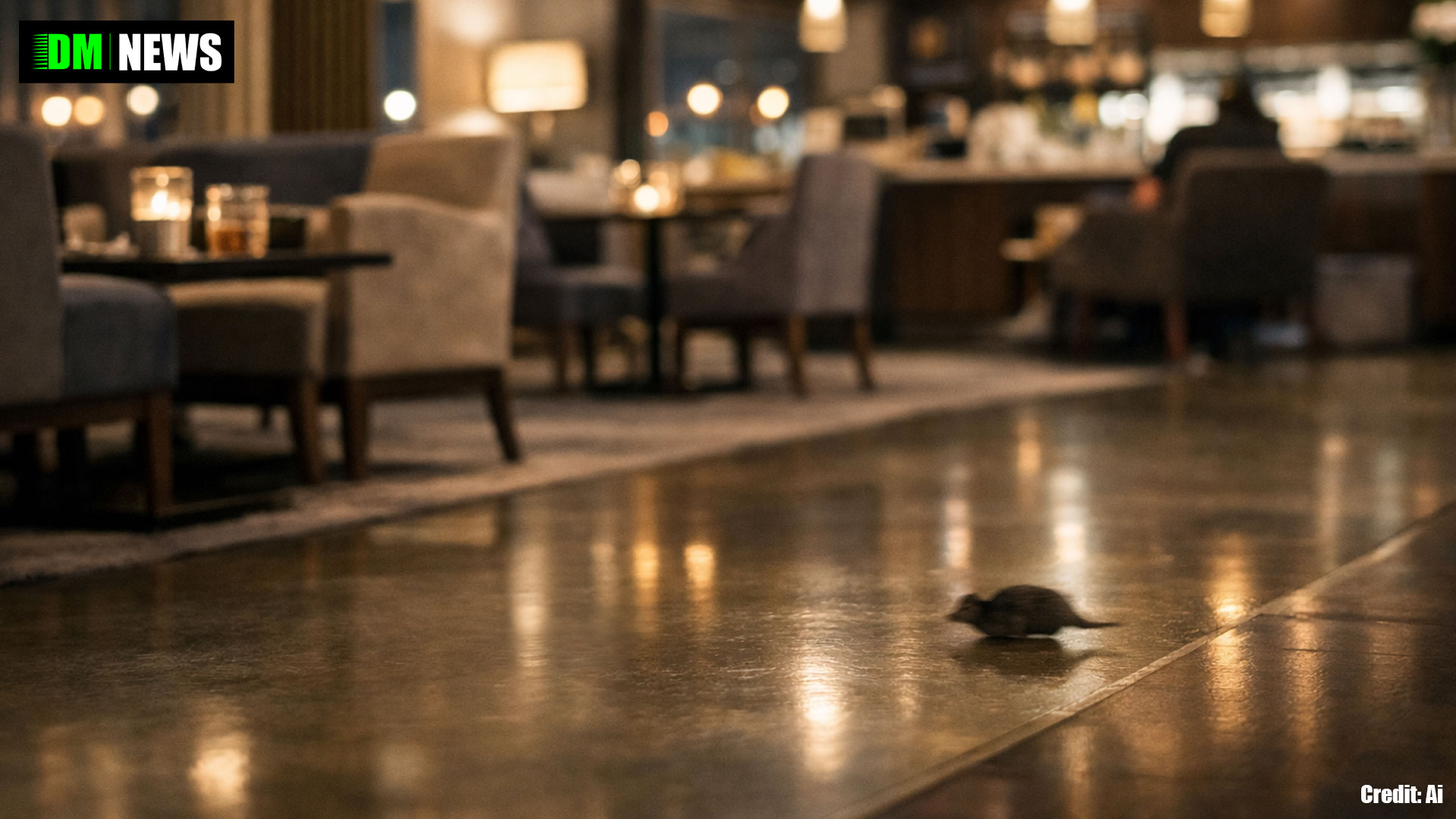 Mouse spotted running through Manchester Airport Aspire Lounge in viral TikTok clip