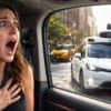 Passenger screams as Waymo pulls out on another car in viral TikTok video