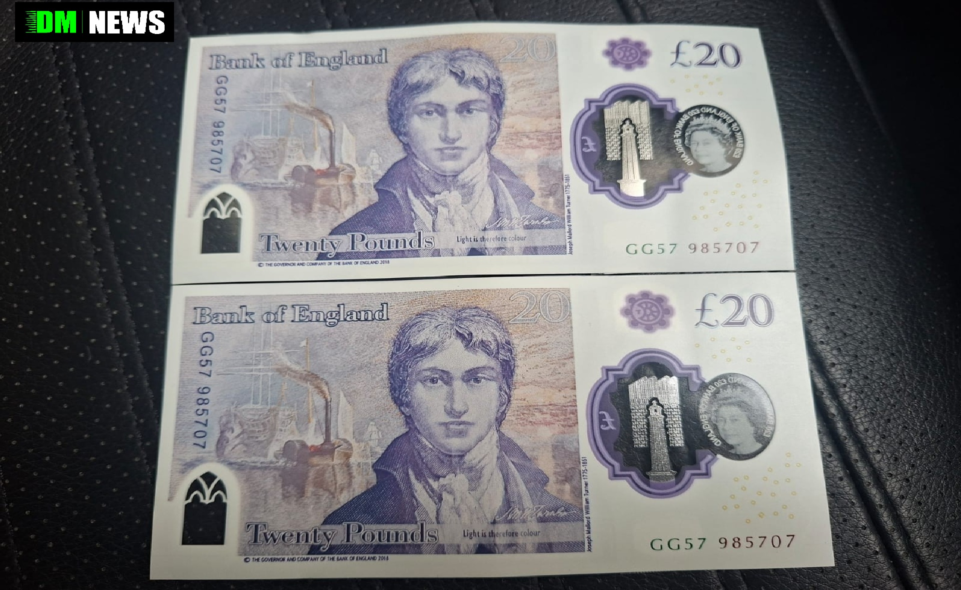 Taxi driver warns of fake £20 notes after spotting identical serial numbers