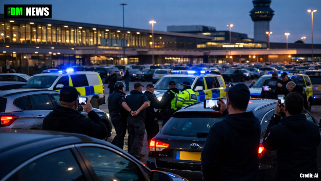 Two Uber Drivers Arrested After Dispute at Manchester Airport Waiting Area