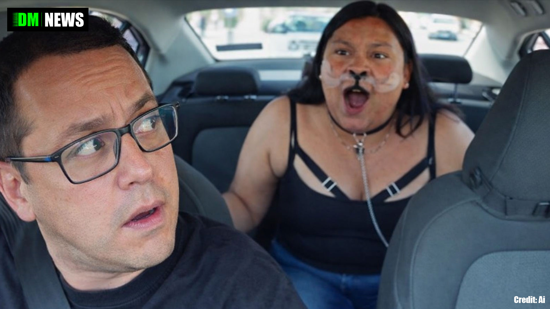 Uber Driver Kicks Out Passenger After She Starts Barking in the Back Seat