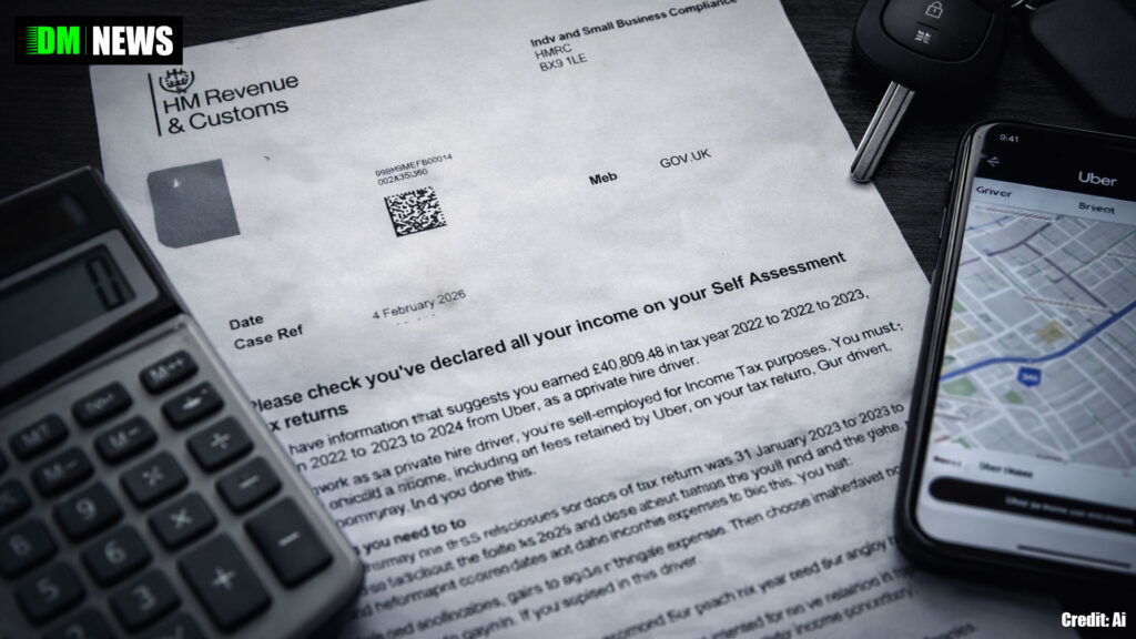 Uber Drivers Receiving HMRC Letters Over Income Since 2022