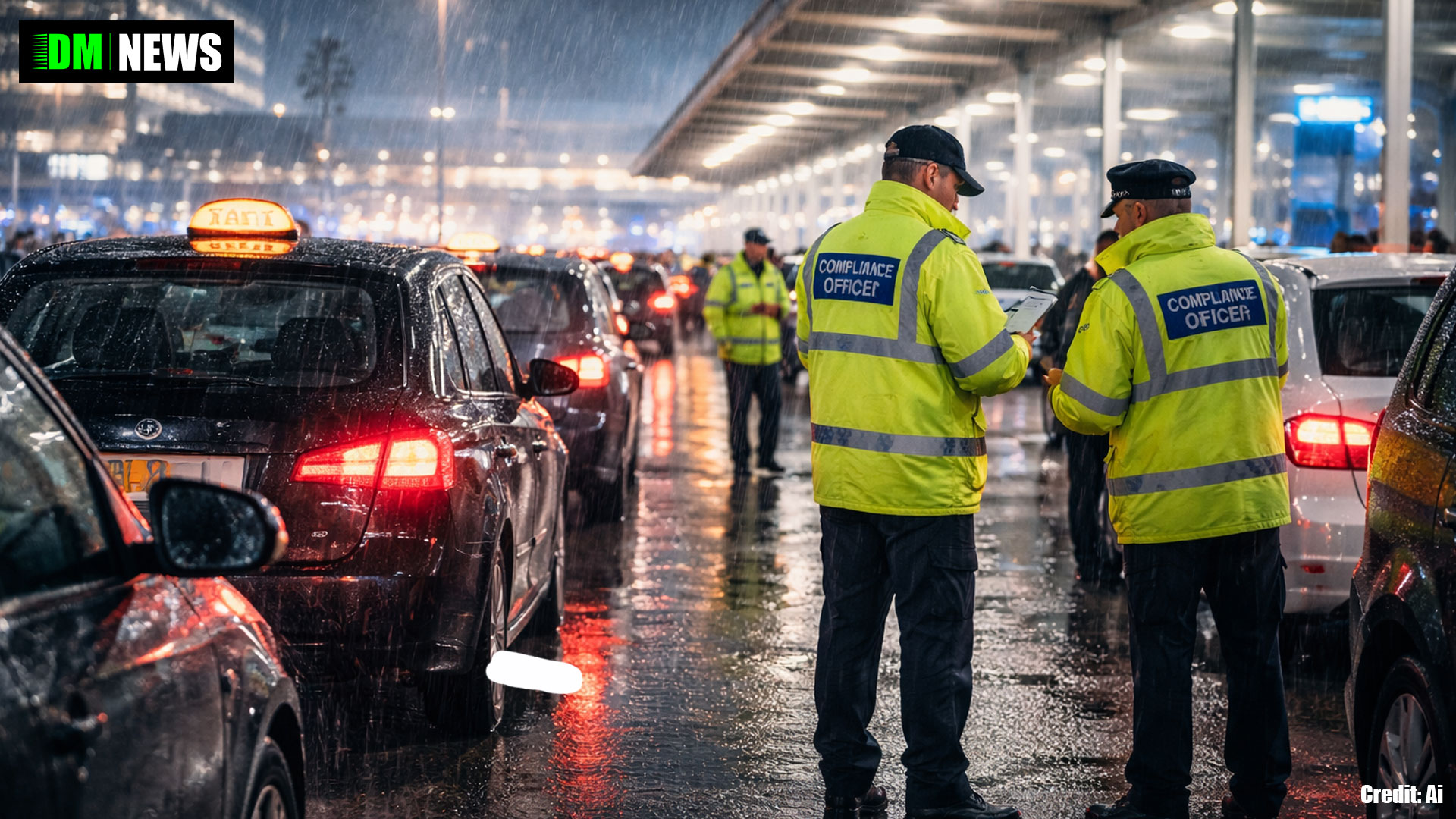 Wolverhampton Compliance Officers Brave Torrential Rain in Multi-Airport Enforcement Operation