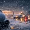 Leeds Bradford Airport Snow Chaos Grounds Flights As Passengers Left Waiting On Runway