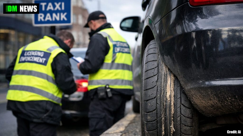 Sefton Private Hire Vehicle Suspended After Enforcement Officers Find Illegal Tyres on Taxi Rank
