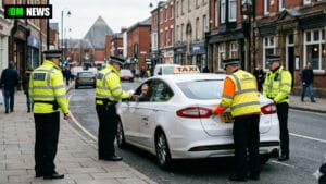 Joint Licensing Operation Targets Taxis in Warrington Town Centre