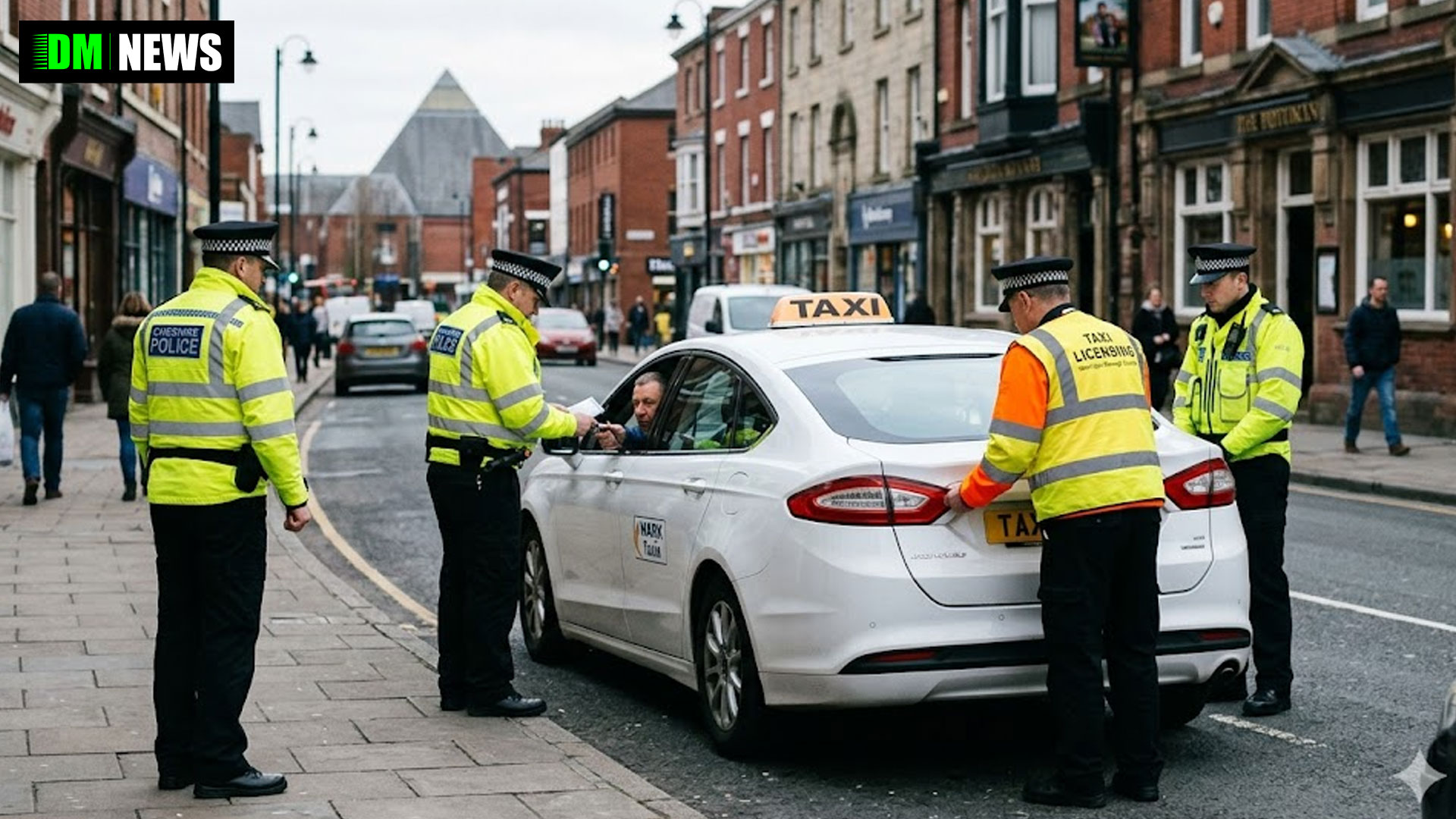 Joint Licensing Operation Targets Taxis in Warrington Town Centre