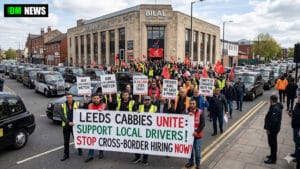 Leeds Cabbies Take to the Streets — And They've Got a Point
