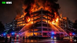 Major Fire Hits BYD Global Headquarters Parking Facility