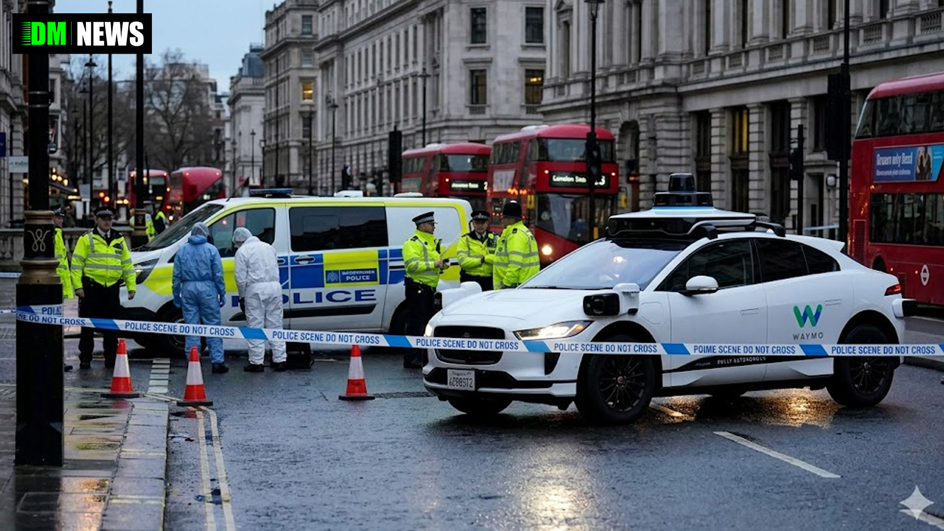 Waymo's London Test Goes Wrong: "Driverless" Taxi Drives Straight Into a Crime Scene