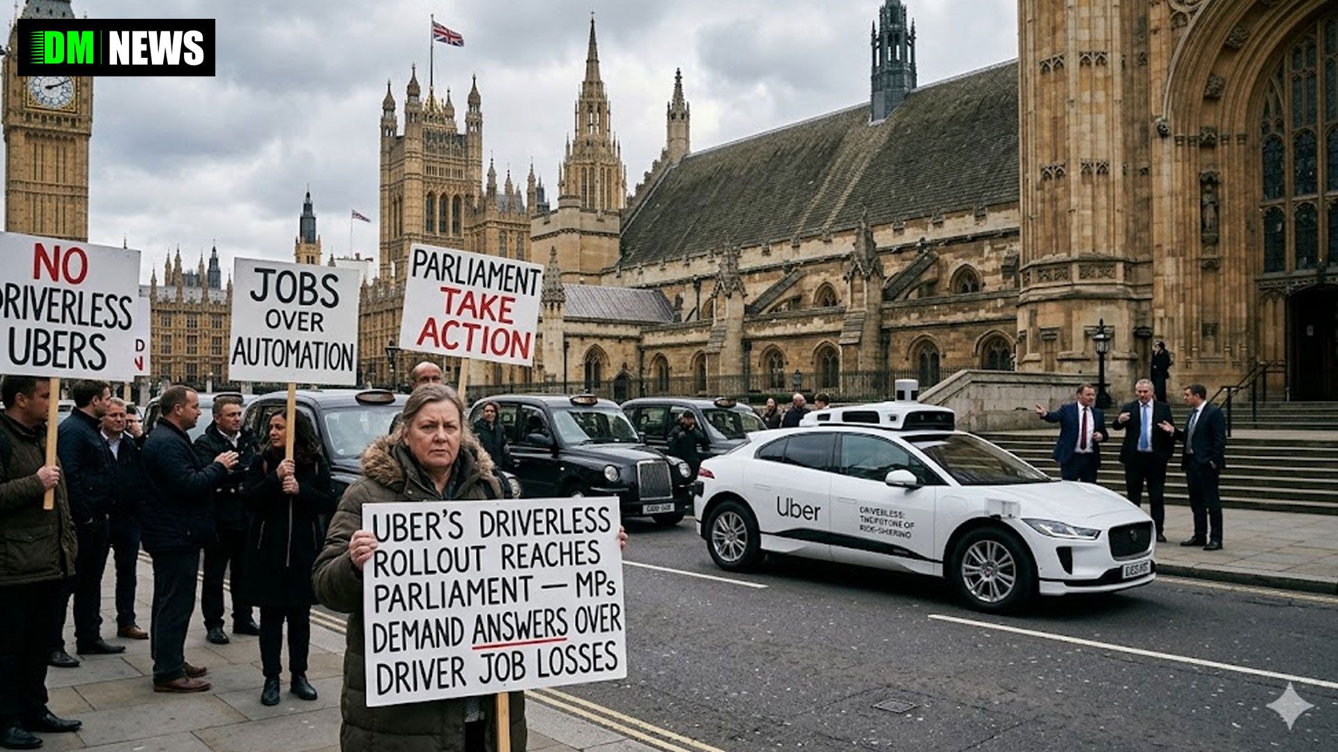 Uber's Driverless Rollout Reaches Parliament — MPs Demand Answers Over Driver Job Losses