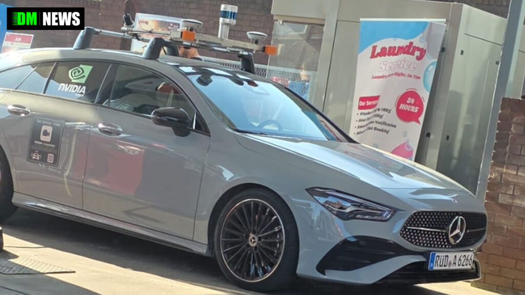 Driverless Car Spotted in Liverpool!? Nvidia Badge and European Plates Spark Questions