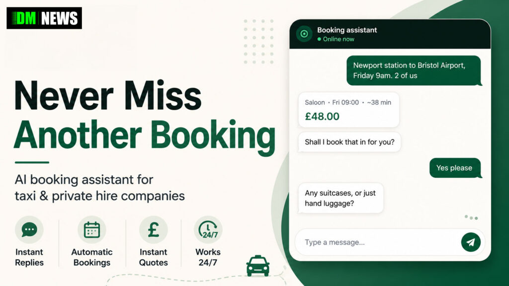 New AI Booking Assistant Promises Taxi Firms "No More Lost Jobs While You Sleep Or Drive"
